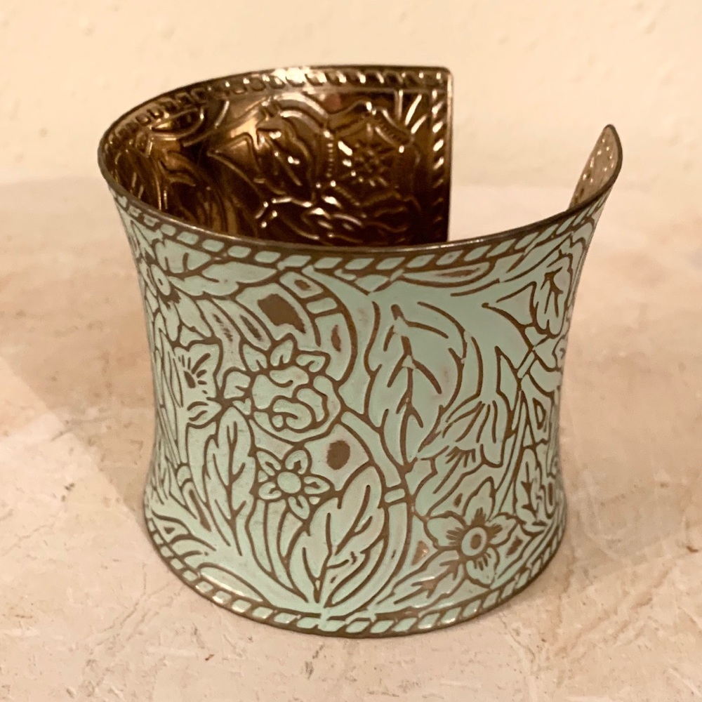 Vintage inspired boho bracelet cuff bangle